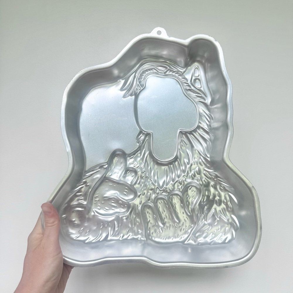 Vintage 1988 Alf Alien TV Show Aluminum Cake Pan Wilton
